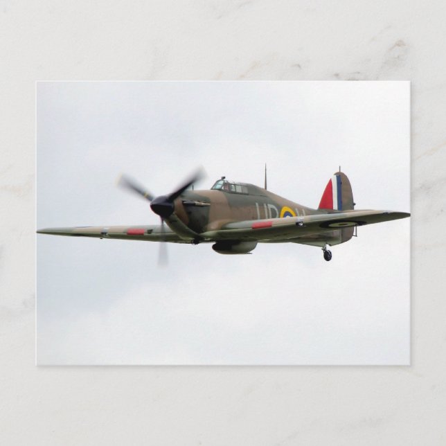 Hawker Hurricane Mk1 Postcard (Front)