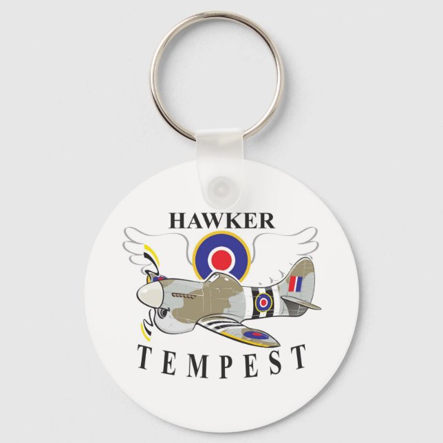 hawker tempest key ring (Front)