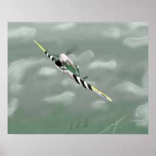 Hawker Typhoon 1944 Poster