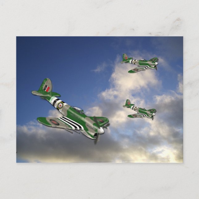 Hawker Typhoon Postcard (Front)