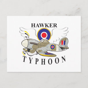 hawker typhoon postcard