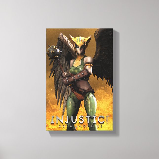 Hawkgirl Canvas Print (Front)