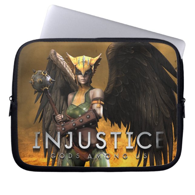Hawkgirl Laptop Sleeve (Front)