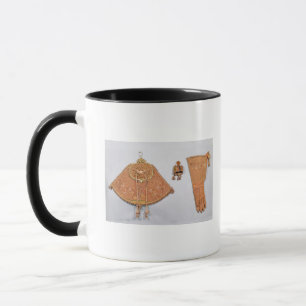 Hawking set of pouch, glove and hood, French Mug