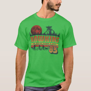 Hawkins 85he Upside Down Retro 80s SciFi Horror re T-Shirt