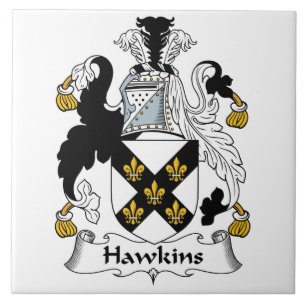 Hawkins Family Crest Tile