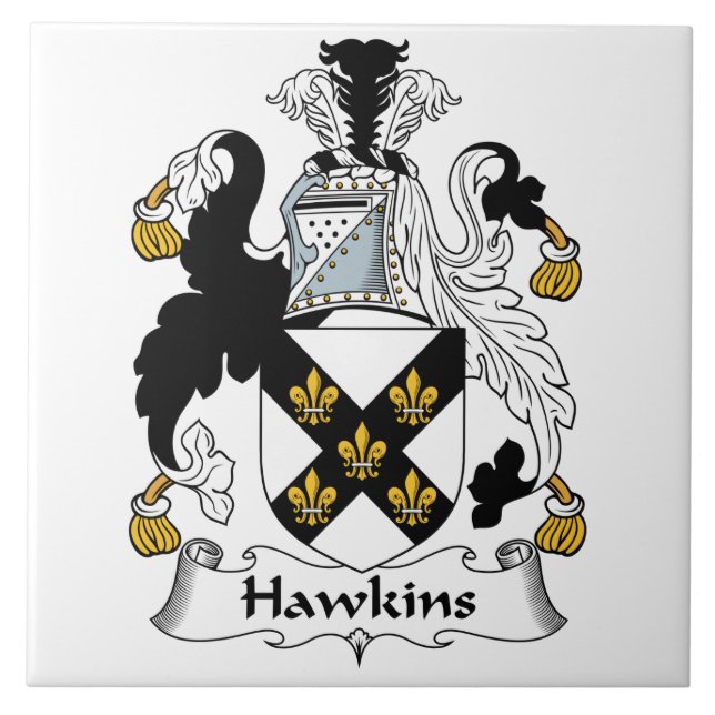 Hawkins Family Crest Tile (Front)