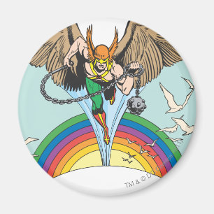 Hawkman Flies Thru Sky Magnet