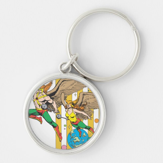 Hawkman & Hawkwoman Key Ring (Front)