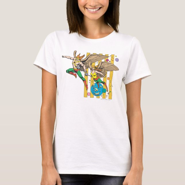 Hawkman & Hawkwoman T-Shirt (Front)