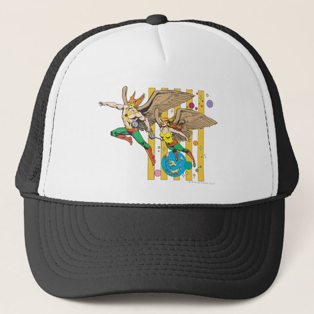 Hawkman & Hawkwoman Trucker Hat (Front)