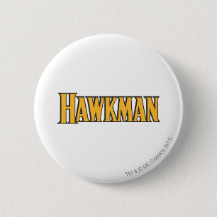 Hawkman Logo 6 Cm Round Badge