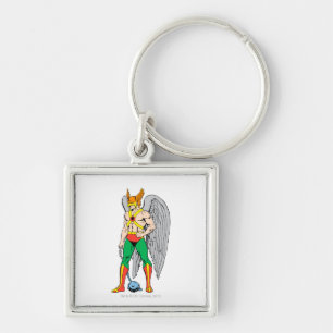 Hawkman Standing Pose Key Ring