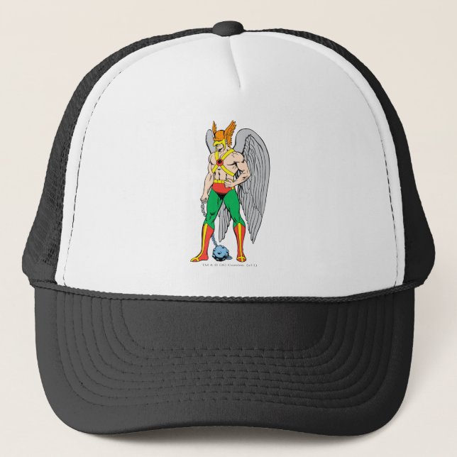 Hawkman Standing Pose Trucker Hat (Front)