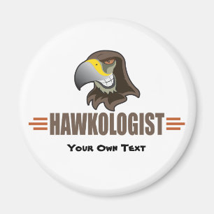 HAWKS - Birds, School Sports Team Mascot Magnet