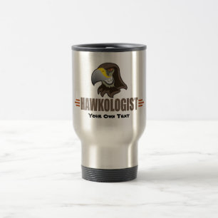 HAWKS - Birds, School Sports Team Mascot Travel Mug