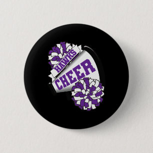 Hawks Cheer Ck To School Cheerleading Spirit P 6 Cm Round Badge