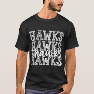 Hawks School Spirit Wear Game Day Sport Fan T-Shirt