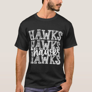 Hawks School Spirit Wear Game Day Sport Fan T-Shirt