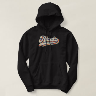 Hawks Sports Name Vintage Retro Gift Men Women Boy Hoodie