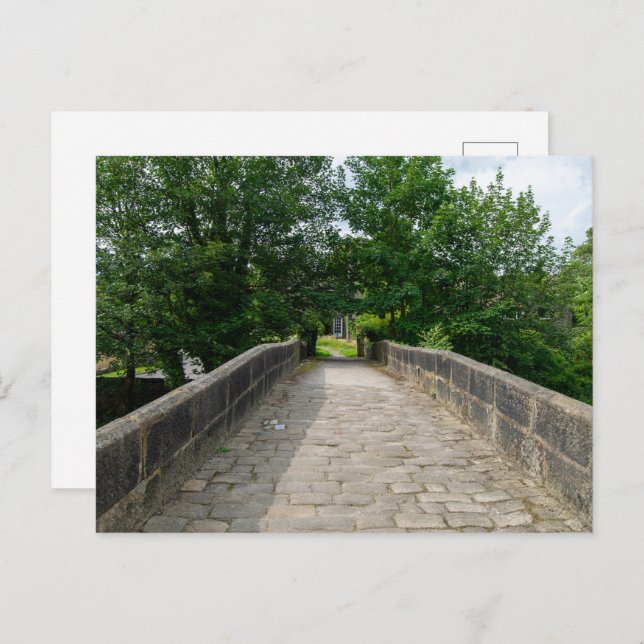 Hawksclough Bridge, Mytholmroyd Postcard (Front/Back)