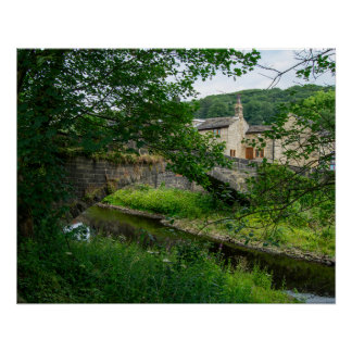 Hawksclough Bridge, Mytholmroyd Poster