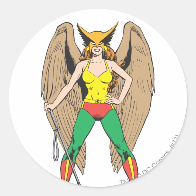 Hawkwoman Classic Round Sticker (Front)