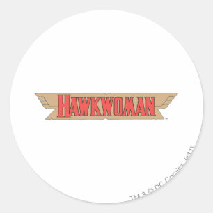 Hawkwoman Logo Classic Round Sticker
