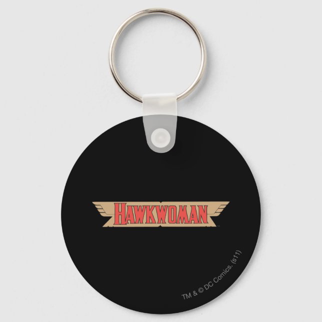 Hawkwoman Logo Key Ring (Front)