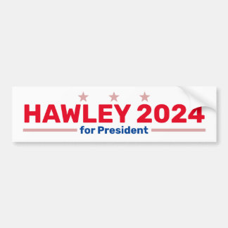 Hawley 2024 bumper sticker