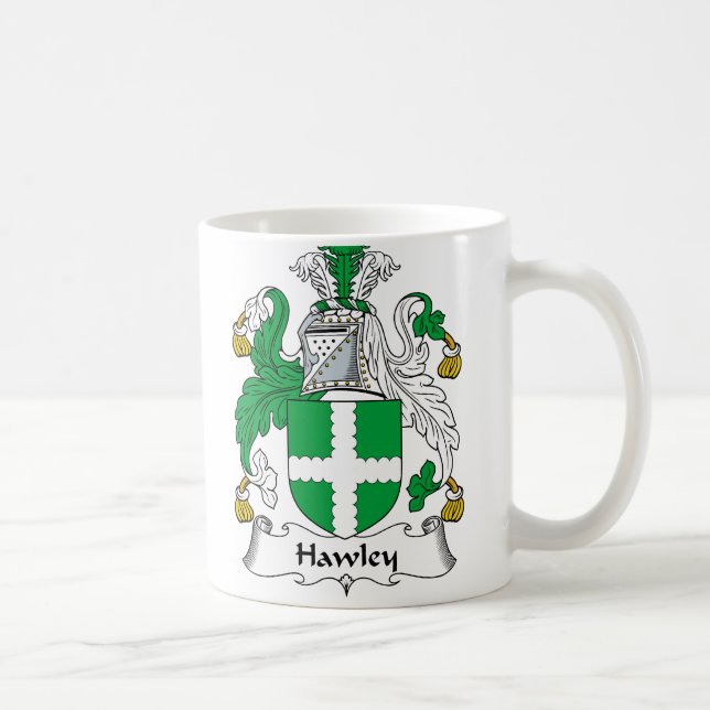 Hawley Family Crest Coffee Mug (Right)