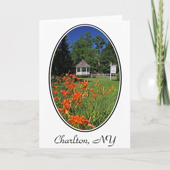 Hawley Park, Charlton, NY Greeting Card (Front)