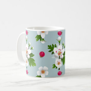 Hawthorn Flowers Coffee Mug