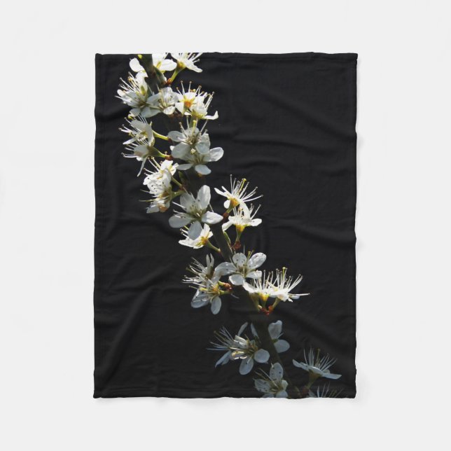 Hawthorn Flowers fbcna Fleece Blanket (Front)