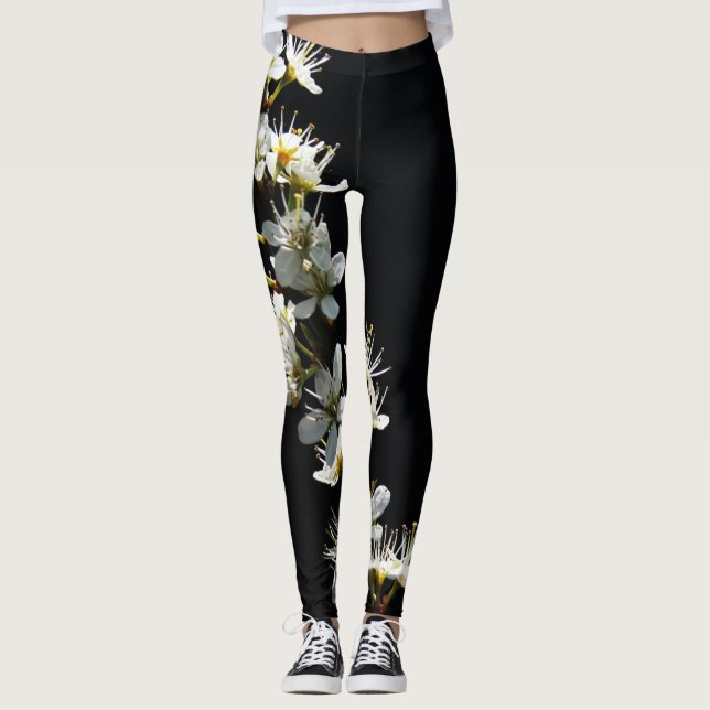 Hawthorn Flowers lecna Leggings (Front)