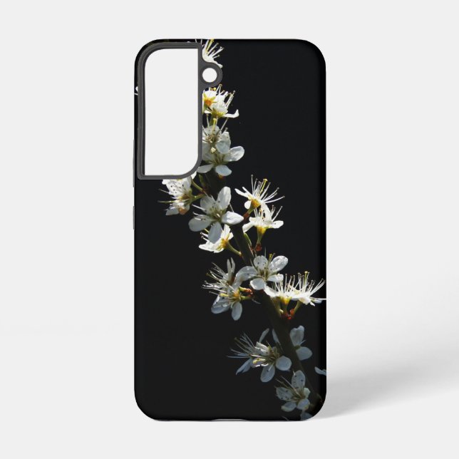 Hawthorn Flowers sgcnm Samsung Galaxy S22 Case (Back)