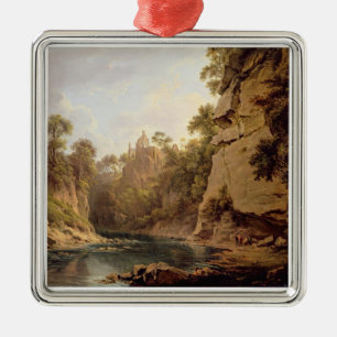 Hawthornden Castle, near Edinburgh, c.1820-22 (oil Metal Tree Decoration