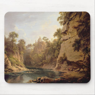 Hawthornden Castle, near Edinburgh, c.1820-22 (oil Mouse Mat