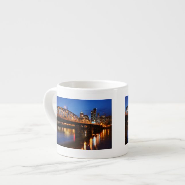 Hawthorne Bridge Espresso Cup (Front Left)