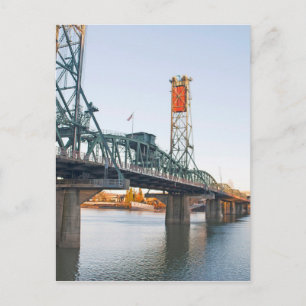 Hawthorne Bridge Portland Daytime Postcard