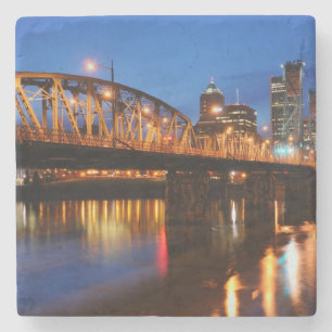 Hawthorne Bridge Stone Coaster