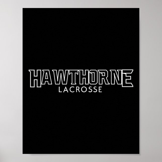 Hawthorne Lacrosse 2024  Poster (Front)