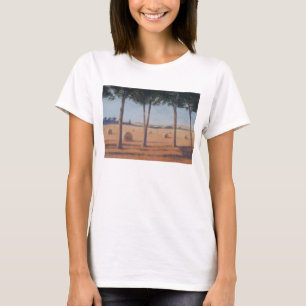 Hay Bales and Pines Pienza 2012 T-Shirt