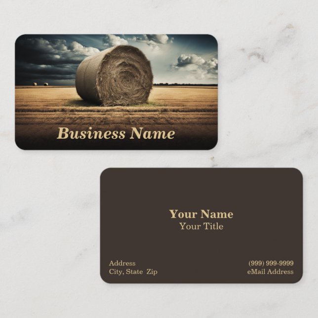 Hay Bales Business Card (Front/Back)