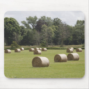 Hay bales mouse mat