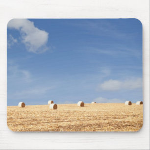 Hay Bales on Field Mouse Mat