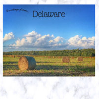 Hay Bales Outside Georgetown Delaware