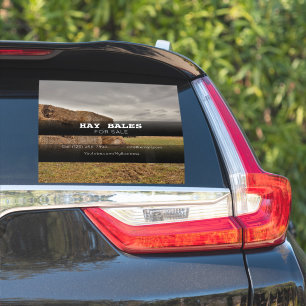 Hay Bales Sale Company Vehicle Advertising Sticker