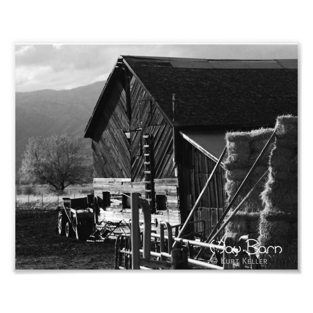 Hay Barn Photo Print (Front)