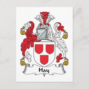 Hay Family Crest Postcard
